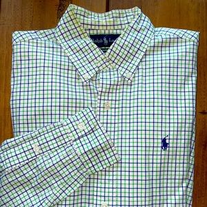 Ralph Lauren Cotton Custom Fit Button Down